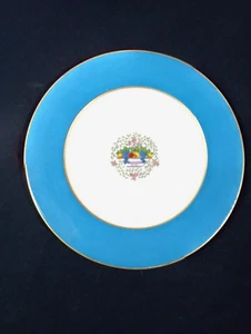 Lenox Somerset Blue Patterned 10 1/4'' Dinner Plate Replacement 1830/S.13F Used - Picture 1 of 4