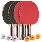 STIGA Performance 4 Player Ping Pong Paddle Set of 4 – Table Orange,White 