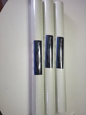 Norwall Wallpaper Rolls 3 Count Retro Pattern Vinyl  Wall Covering Green Pur - Image 1 of 4