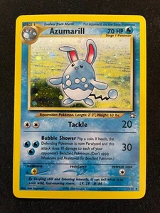 Azumarill 2/111 Neo Genesis Holo Rare Pokemon TCG - LP+ - Picture 1 of 5