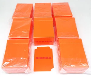 8 x Docsmagic.de Deck Box Full Orange + Card Divider - Kartenbox - PKM YGO MTG - Picture 1 of 5