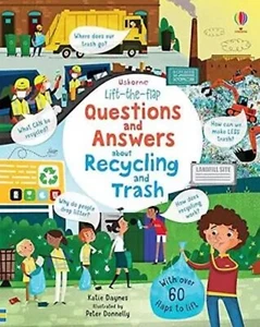 Usborne Lift-the-Flap Questions and Answers about Recycling and Trash Homeschool - Picture 1 of 1