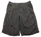 Kuhl Shorts Mens 32W 11" Lightweight Hiking Cargo Short Khaki Logos