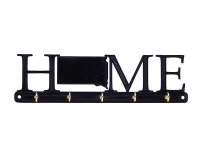 South Dakota Hogar Estado Forma Llavero Perchero Gancho Inauguración Casa Pared Regalo Foto 1 de 4