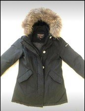 parka Woolrich nero con cappuccio bambina 10 anni