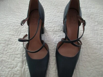 NWOB! Naturalizer Women’s Blue Leather Strappy Heels Shoes Size 8 - Image 1 of 4