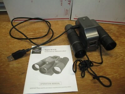 The Sharper Image 10X25 Digital Camera Binoculars Used - Image 1 of 4