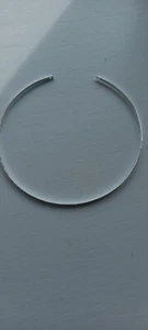 8 Plain Silver Tiara Bases 3mm Head Bands * Wedding Headpiece Jewellery - Picture 1 of 2