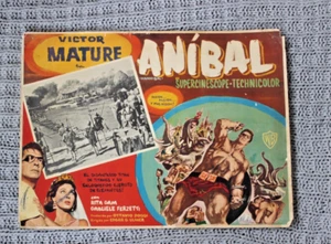 Vintage Spanish Language 1959  Movie Poster Hannibal Victor Mature - Picture 1 of 6