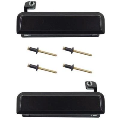 Ford Mustang 1979-1993 manijas y remaches exteriores negros ¡venta fuera de la ley! Foto 1 de 4