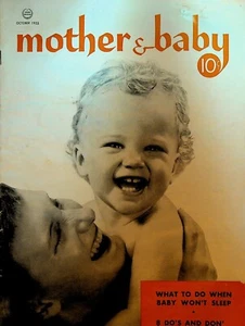 Mother & Baby Magazine October 1953 Baby Won't Sleep Weaning - Picture 1 of 2