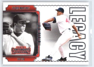 2020 Panini Contenders Pedro Martinez #L-10    Legacy Boston Red Sox - Image 1 of 2