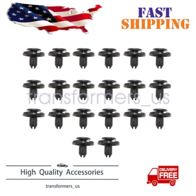 New 20x Fit Nissan 2003-2021 01553-05933 Rocker Fender Liner Moulding Clip - Image 1 of 4