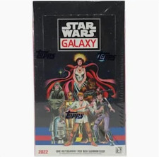 2022 Star Wars Galaxy Topps Chrome Hobby Pack Fresh Box