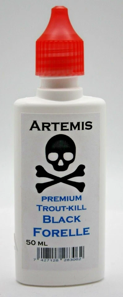 Forelle Lockstoff, Köder, Angeln, Lockmittel, Artemis Trout-Kill Black,Forellen - Bild 1 von 1