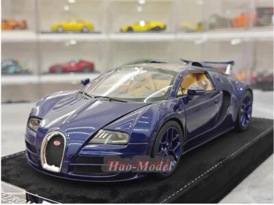 HH Model 1/18 BUGATTI veyron Limited Resin Diecast Model Car Ornaments Gifts - Photo 1/4