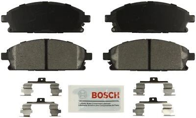 Pastilhas de freio semi-metálicas com dianteiro HD para 2002-2004 Nissan Pathfinder Bosch - Imagem 1 de 4