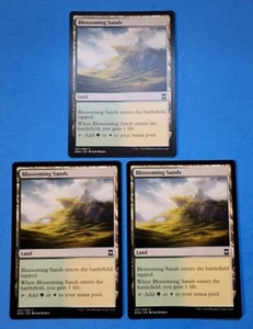 3x Blossoming Sands Eternal Masters 2016 Mtg Magic Card Dual Land Mana 237 - Picture 1 of 4