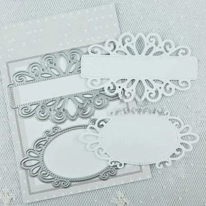 DIY Spitzenrahmen Metall Stanzschablone für Heimdekorationen und Fotoalben - Bild 1 von 11