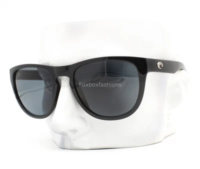 Costa Del Mar Irie Sunglasses Polished Black Polarized Plastic Lens 580P w/case - Image 1 of 4