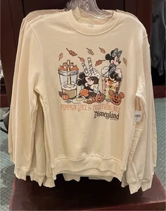 JERSEY CREMA 2X Disneyland Mickey Minnie Pumpkin Spice & Everything 2025 - Imagen 1 de 1