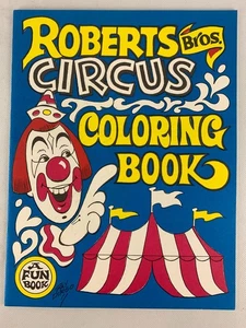 1989 - Robert's Bros Circus Coloring Book And Program - B2 - Picture 1 of 3