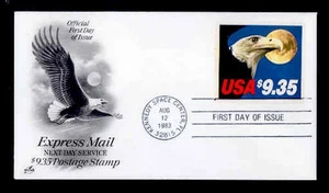 1909 $9.35 EXPRESS MAIL EAGLE FDC - ARTCRAFT - Picture 1 of 2