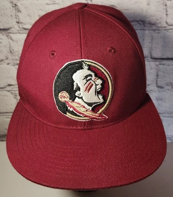 FSU Seminoles Hat Garnet Fitted 7 5/8 Zephyr - Image 1 of 4