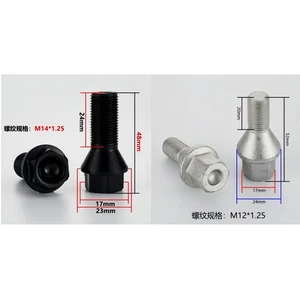 20pcs Wheel Lug Bolts Hub Screws for Alfa Romeo M12x1.25/M14x1.25 Hex 17mm - Picture 1 of 7