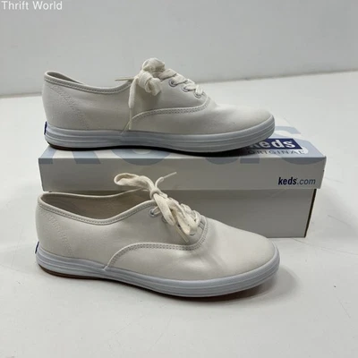 Vintage Keds Champion Oxford White Canvas Low Top Sneaker DS Womens Size 7.5 - Image 1 of 4