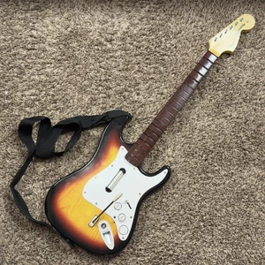 Rock Band Fender Stratocaster Wireless Guitar Controller PS3 PlayStation Strap - Picture 1 of 10
