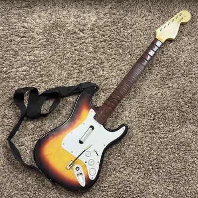 Rock Band Fender Stratocaster Wireless Guitar Controller PS3 PlayStation Strap - Image 1 of 4