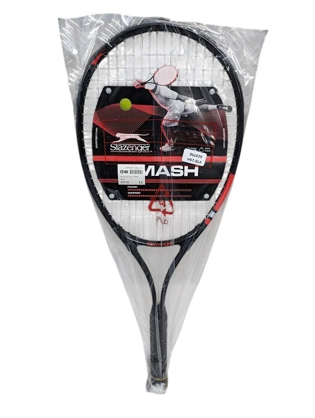 Slazenger Smash Adult 27 inch Lightweight Tennis Racket Black/Red - image 1 of 1