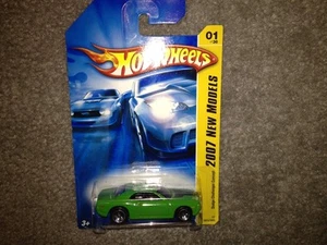 HOT WHEELS 2007 DODGE CHALLENGER CONCEPT 1:64 GREEN New - Picture 1 of 1