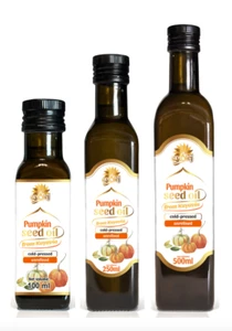Aceite de semilla de calabaza prensado en frío sin refinar 100/250/500 ml Olej z Pestek Dyni Skolej - Imagen 1 de 7