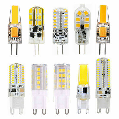 LED G4 G9 Ampoule 2W 3W 5W 6W 8W 9W 10W 12V 220V SMD Remplacer Chaud Froid Lampe • 1.05€