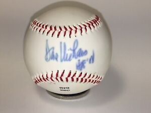 Dave Niehaus Autographed baseball. HOF 08 inscription Beckett Authentication