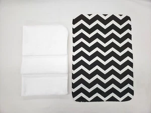 Black & White Chevron Hand Towels (Set of 4) - Picture 1 of 1
