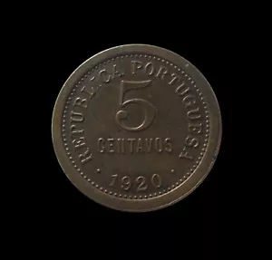 PORTUGAL 5 CENTAVOS 1920 KM 569 #7653# - Picture 1 of 2