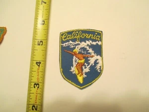 California Travel Surfer Surfing Sew on Patch - Picture 1 of 1