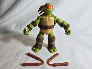Michelangelo Nickelodeon Teenage Mutant Ninja Turtles 5" Action Figure TMNT "12 - Picture 1 of 5