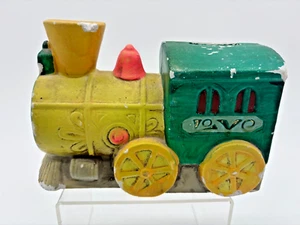 Vintage 1963 R. Dakin & Co. Japan Hippy Love Train Railroad Locomotive Coin Bank - Picture 1 of 18