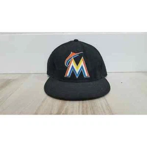 Vintage Florida Marlins MLB fitted cap black new era - Picture 1 of 3