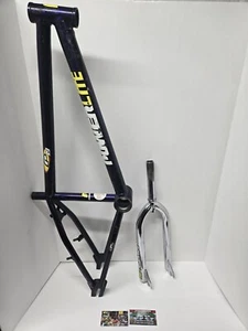 1997 Powerlite P19 Purple Marble Splatter Paint F/F Frame & Fork - Picture 1 of 16