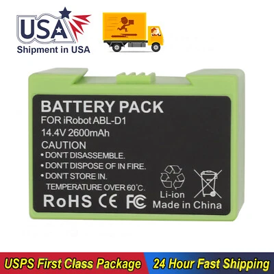 For IRoomba Replacment Battery e5 e6 i1 i2 i3 i4 i5 i6 I7 i7+ i8 J5 J6 J7 ABL-D1 - Image 1 of 4