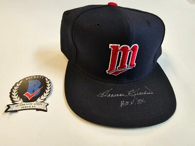 Harmon Killebrew Signed Minnesota New Era Baseball Cap w/ Hof 84 & Beckett Coa - Image 1 of 4