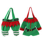  2 Pcs Christmas Gift Pouch Candy Bag Holiday Elf Pants Bags Jesus