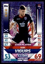 Match Attax SPFL 2018/19 Iain Vigurs Ross County Star Player No. 304