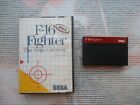  Jeu Master system F-16 fighter + boite PAL retrogaming SEGA original*