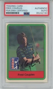 1982 Donruss Golf #53 Fred Couples RC Rookie Card PSA/DNA auto - Picture 1 of 1